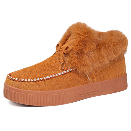 Damen Elegante und bequeme Sneaker mit kuscheligem Innenfutter EB