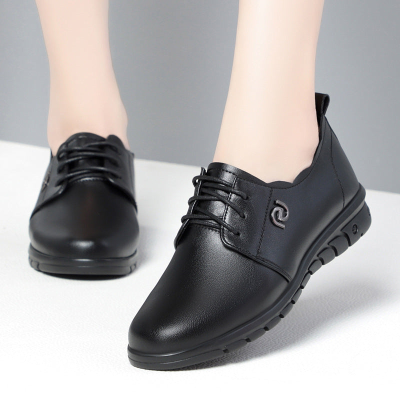 Damen Komfortable Schnürschuhe mit atmungsaktivem Obermaterial und rutschfester Sohle EB