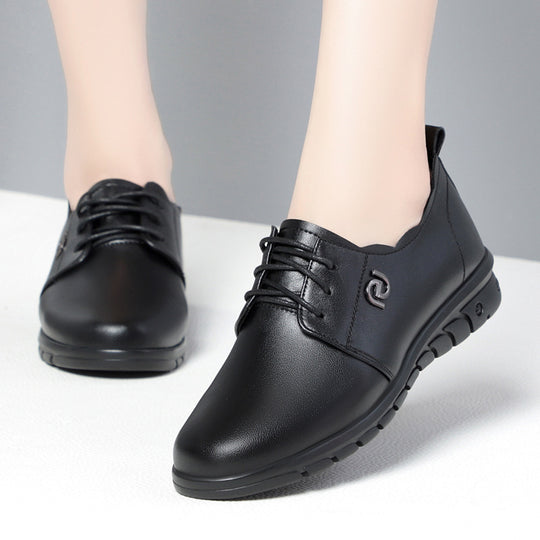Damen Komfortable Schnürschuhe mit atmungsaktivem Obermaterial und rutschfester Sohle EB