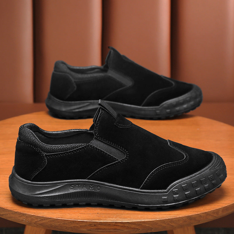 Damen Bequeme Slip-On Schuhe mit rutschfester Sohle EB