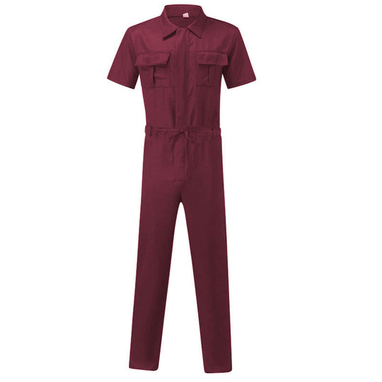 Damen Overall mit praktischen Taschen und elastischem Bund EB