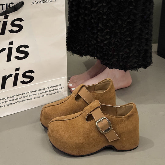 Damen Clogs mit modischem Riemen und bequemer Innensohle EB