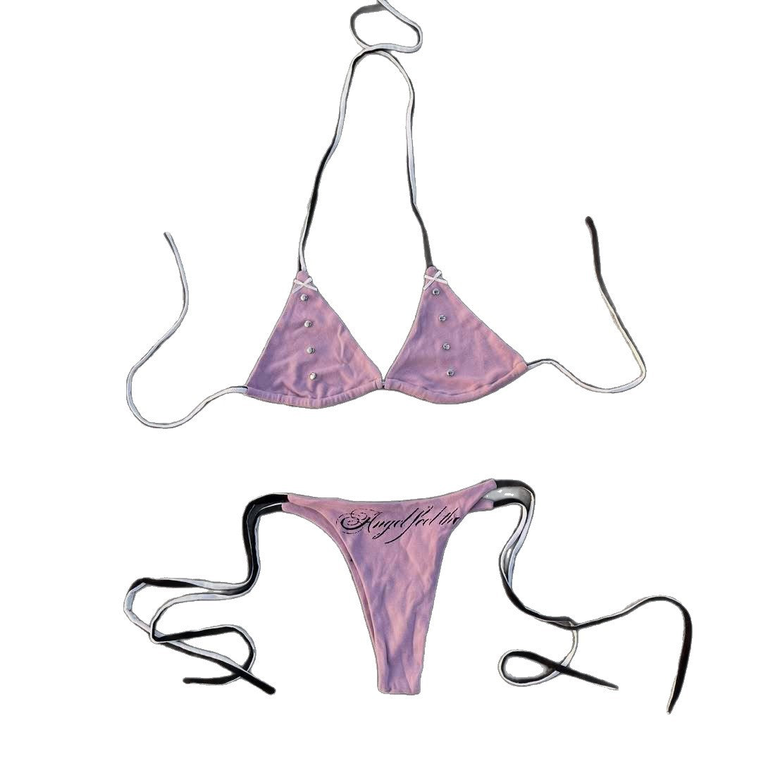 Damen verführerisches Bikini-Set mit einzigartigen Akzenten EB