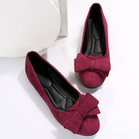 Damen Ballerinas mit elegantem Schleifendetail EB
