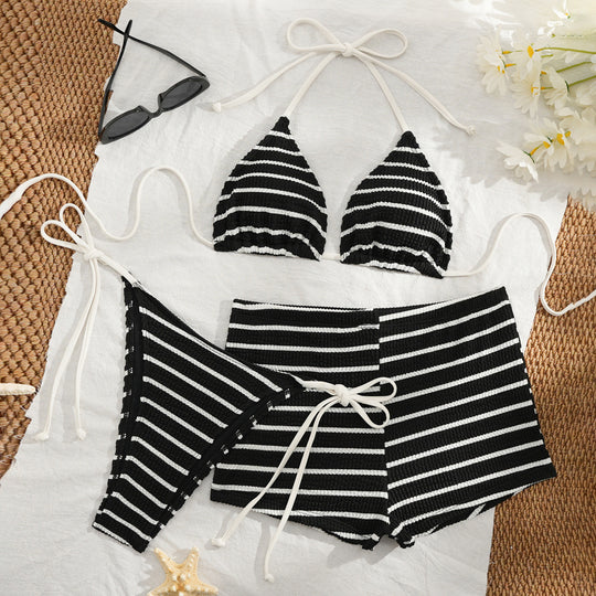 Damen Triangel-Bikini mit sportlichem Short-Design EB