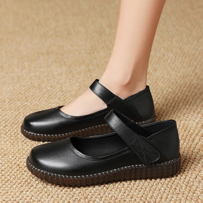 Damen Mary Jane Slipper mit verstellbarem Riemen und antirutschsohle EB