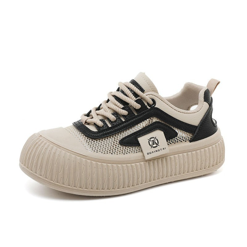 Damen Sportliche Sneaker mit atmungsaktiver Mesh-Oberfläche und verstärkter Sohle EB
