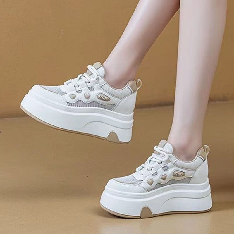 Damen Plateausneakers mit trendigem Design und komfortabler Dämpfung EB