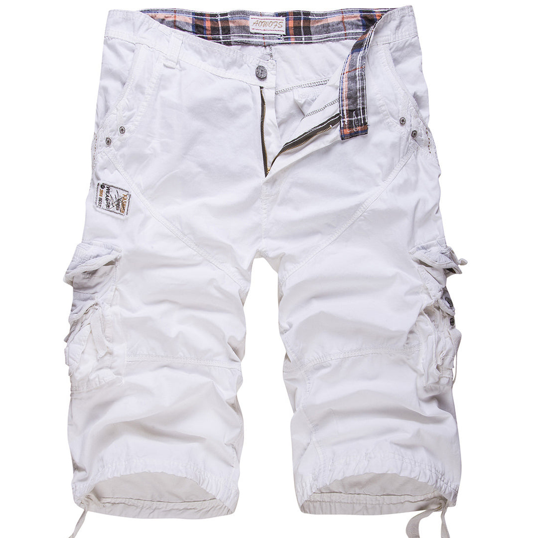 Herren Cargoshorts mit multifunktionalen Taschen und verstellbarem Bund EB