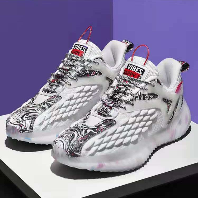 Unisex nan avantgardistischer Hybrid-Sneaker mit strukturierter Flechtapplikation und stützender Fersenbrücke EB