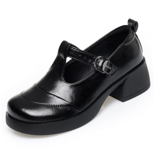 Damen Riemchenpumps mit stabilem Blockabsatz und modischem Riemchen EB