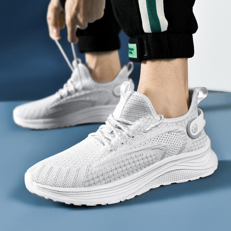 Damen Komfortable Lauf-Sneaker mit elastischem Strick-Obermaterial EB