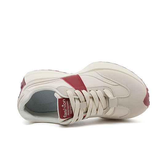 Damen modische Sneakers mit atmungsaktiver Oberfläche und dämpfender Sohle EB