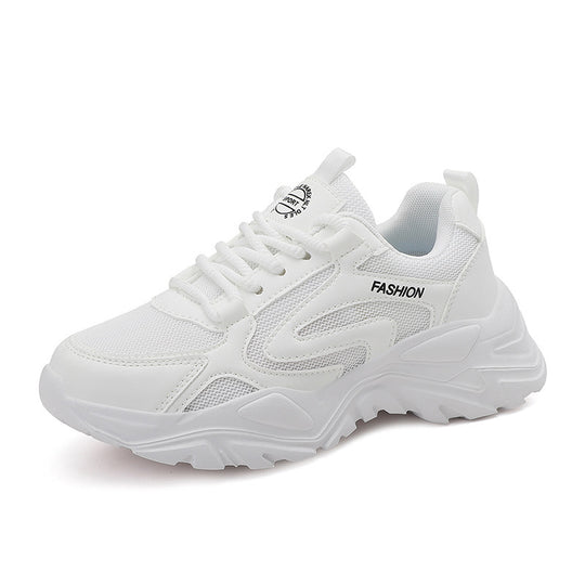 Damen sportive Sneakers mit atmungsaktivem Obermaterial und dämpfender Sohle EB