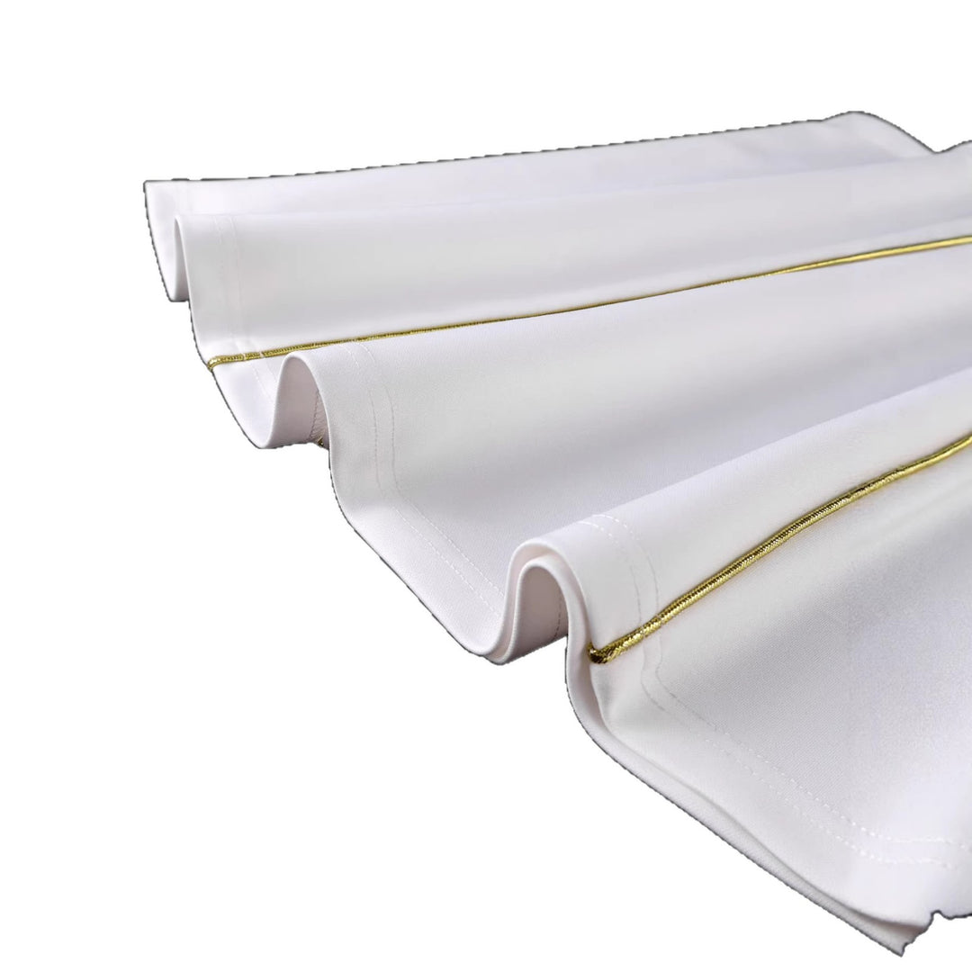 Damen eleganter Maxirock mit Goldakzenten EB