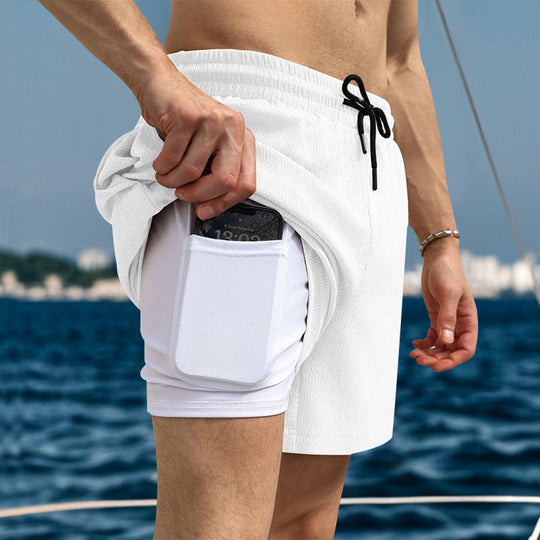 Herren Shorts aus strapazierfähigem Schnell trocknendem Material mit geräumigen Seitentaschen EB