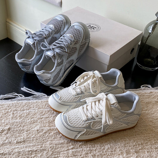 Damen Atmungsaktive Sport-Sneaker mit flexiblem Obermaterial und dämpfender Sohle EB