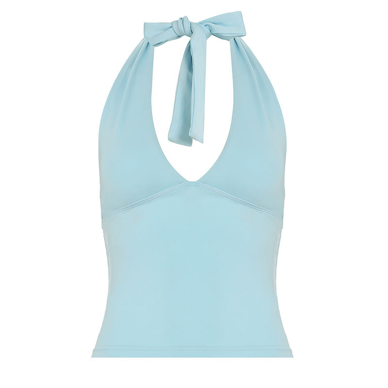 Damen Haltertop mit verspieltem Punkte-Design EB