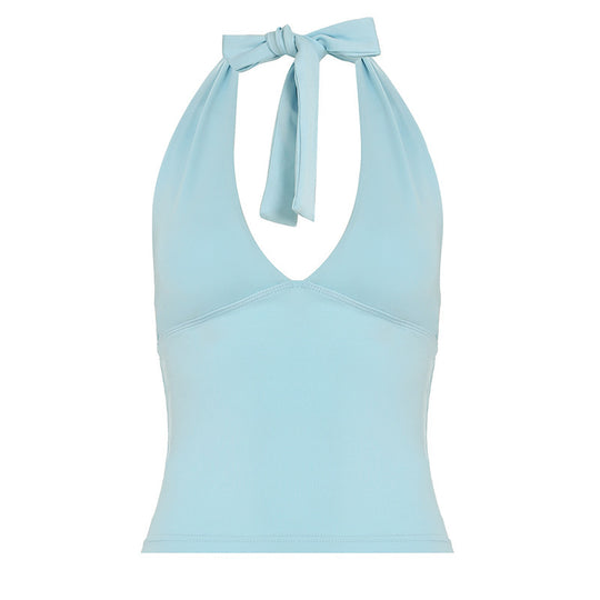 Damen Haltertop mit verspieltem Punkte-Design EB