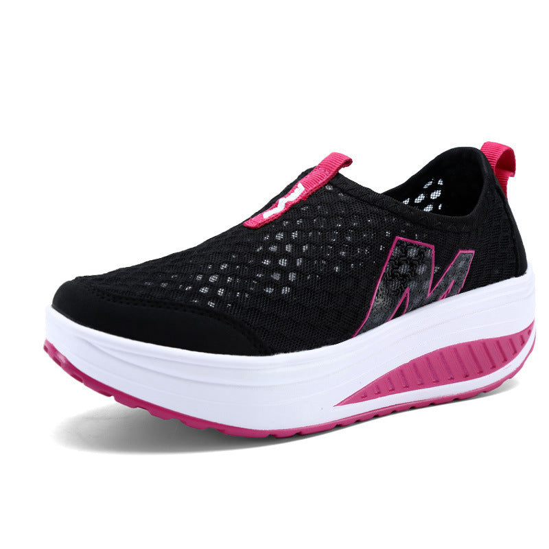 Damen Atmungsaktive Slip-On Sneakers mit rutschfester Sohle und dämpfendem Sohlenprofil EB