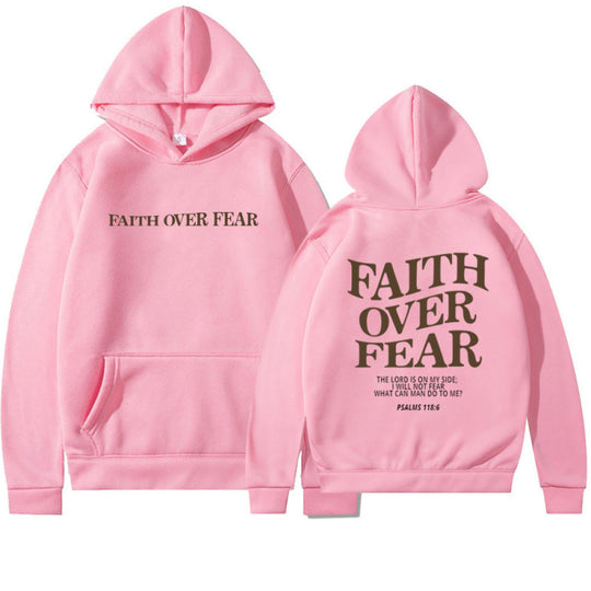 Damen Kapuzenpullover mit inspirierendem Schriftzug und hochwertiger Baumwolle EB