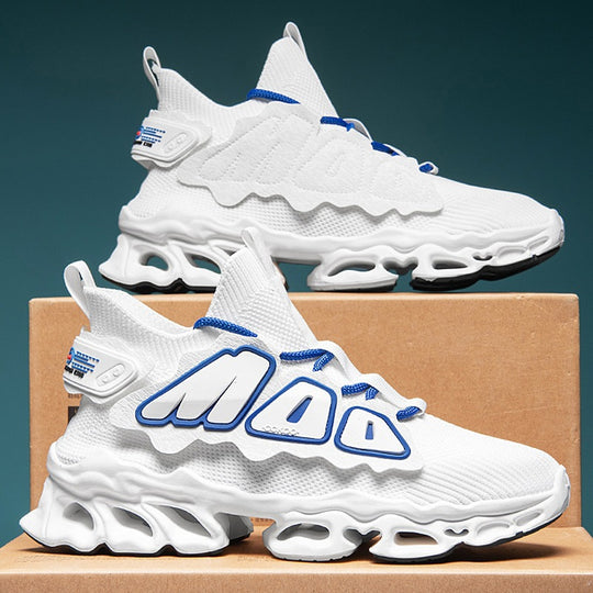 Damen Sportliche High-Performance Sneakers mit atmungsaktiver Oberflächenstruktur EB