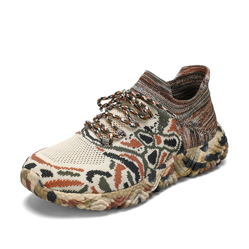 Damen Sportliche Freizeitschuhe mit elastischem Strickoberteil EB