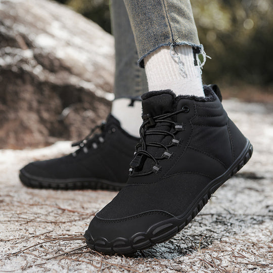 Damen Isolierte Winterstiefel mit rutschfester Sohle und flexiblem Schnellschnürsystem EB