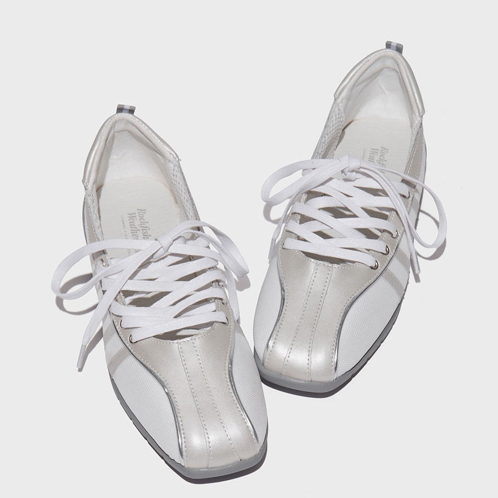 Damen Sportliche Sneakers im modernen Design mit atmungsaktiver Oberflächenstruktur EB