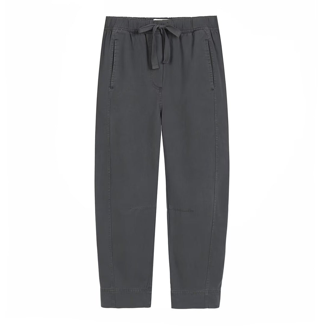 Damen entspannte Chino-Hose mit verstellbarem Taillenzug und praktischem Schnitt EB
