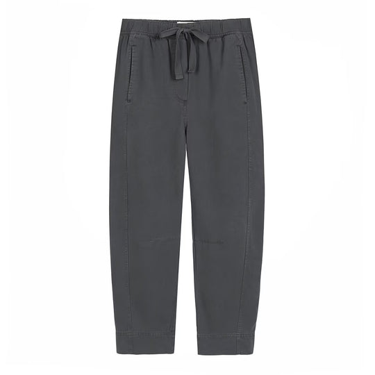 Damen entspannte Chino-Hose mit verstellbarem Taillenzug und praktischem Schnitt EB
