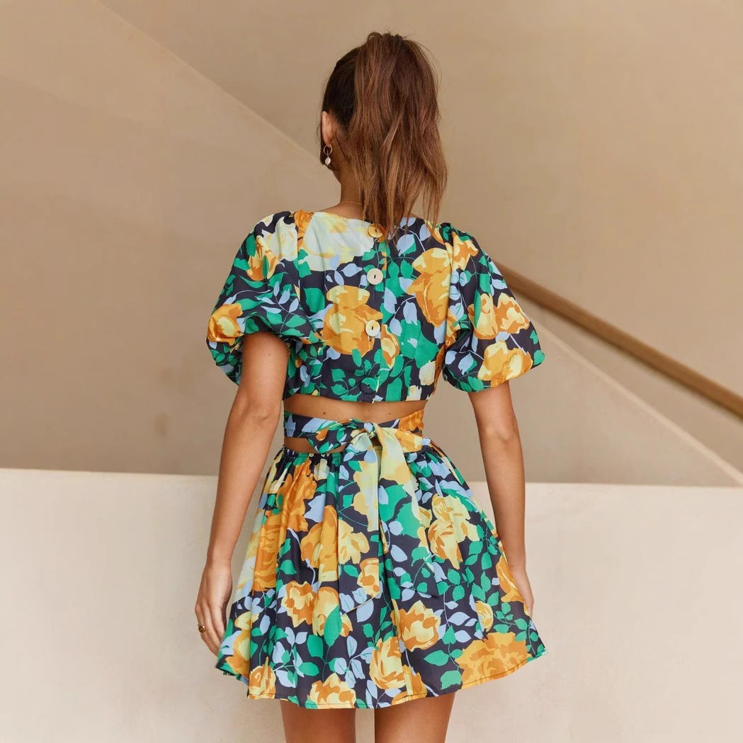 Damen Blumenkleid EB