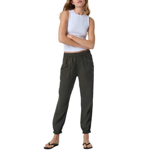 Damen lässige Freizeithose mit seitlichen Taschen EB