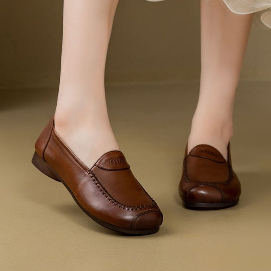 Damen Elegante und bequeme Mokassins mit leicht gepolsterter Innensohle EB