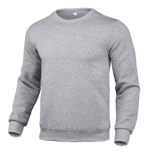 Herren Komfortabler Rundhals-Pullover aus hochwertigem Baumwollmix EB