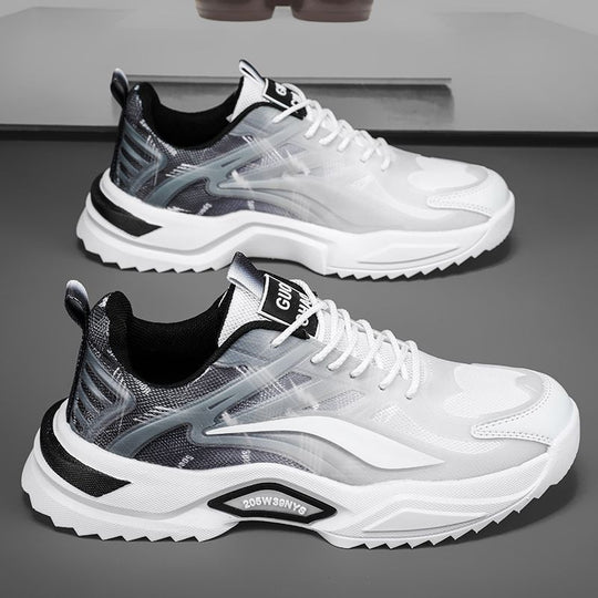 Damen Sportliche Lauf- und Freizeitsneaker mit atmungsaktiver Mesh-Konstruktion EB