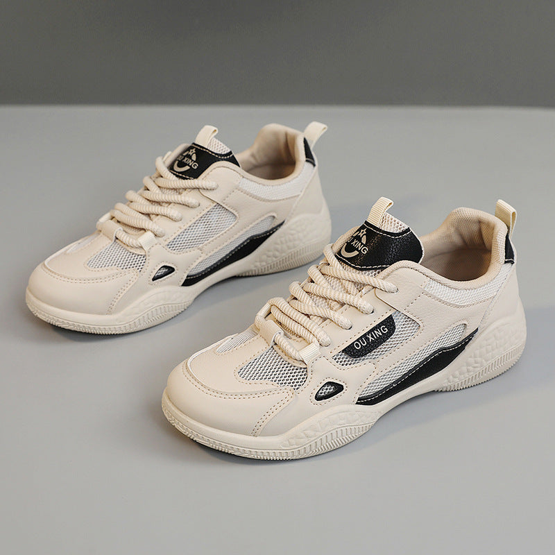 Damen atmungsaktive Sneakers mit dämpfender Laufsohle EB