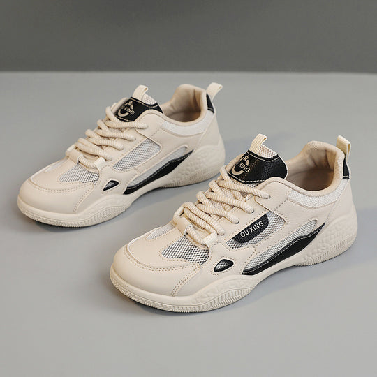 Damen atmungsaktive Sneakers mit dämpfender Laufsohle EB