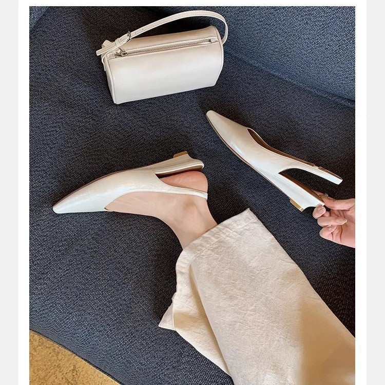 Damen Slingback-Pumps mit eleganter spitz zulaufender Form und bequemer Innensohle EB