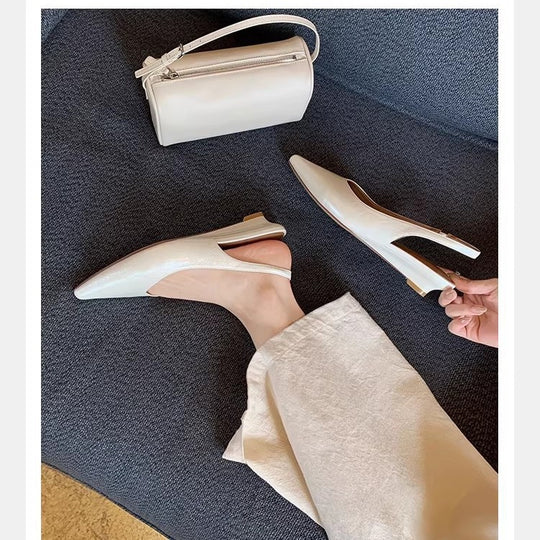 Damen Slingback-Pumps mit eleganter spitz zulaufender Form und bequemer Innensohle EB