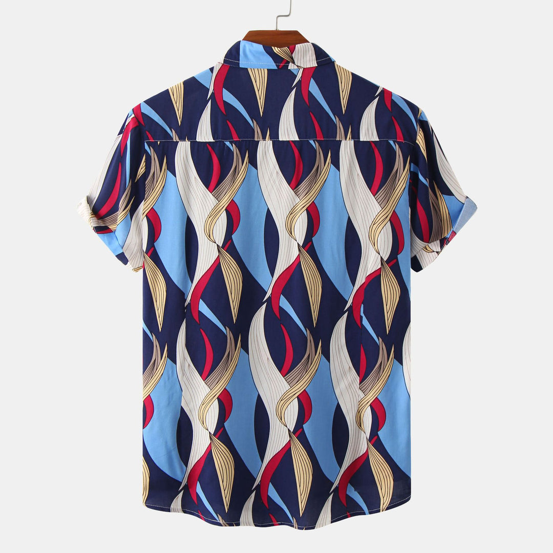 Damen Pyjama-Set mit modernem grafischen Muster EB