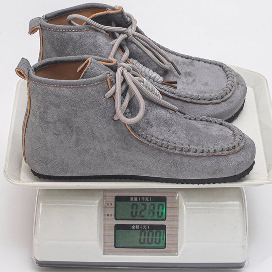 Damen nan mokassin-ankleboots mit handnaht, weichem Innenfutter und profilierter Leichtsohle EB