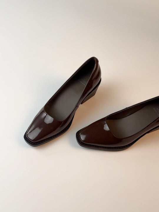 Damen Elegante Lack-Pumps mit modernem Tragekomfort EB