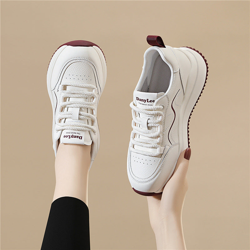 Damen sportliche Lauf- und Fitness-Sneaker mit gepolsterter Sohle EB