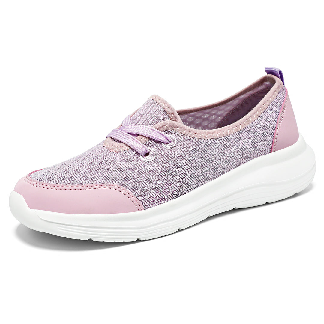 Damen Atmungsaktive und komfortable Freizeit-Sneakers mit elastischem Sitz EB