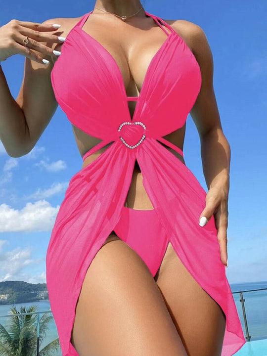 Damen Badeanzug mit eleganter Schnittführung EB