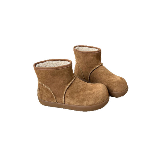 Damen Gemütliche Winterstiefel aus hochwertigem Wildleder mit warmem Innenfutter EB
