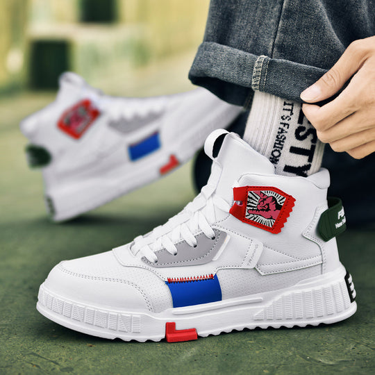 Damen Urbaner High-Top Sneaker mit innovativem Design und rutschfester Sohle EB