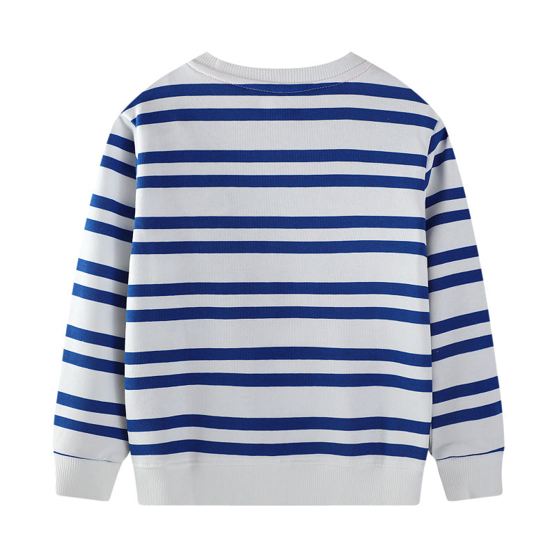Jungen Sweatshirt mit buntem Tiermotiv EB