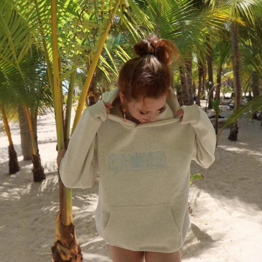 Damen Oversized Kapuzenpullover mit kreativer Grafik und bequemer Passform EB